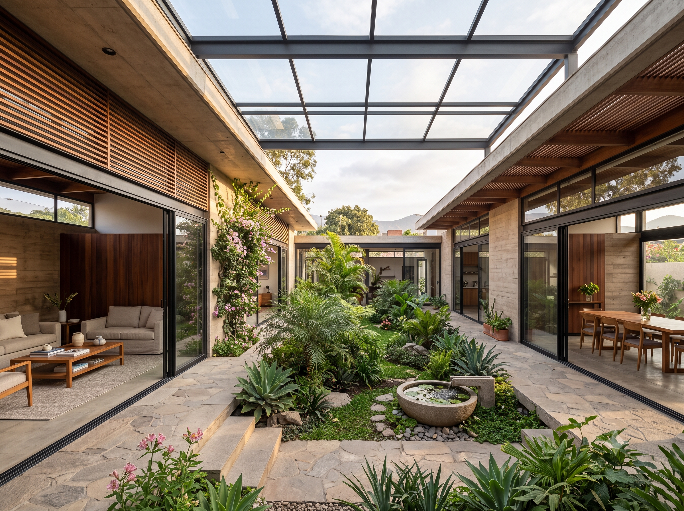 Proyecto Vivienda Patio Central